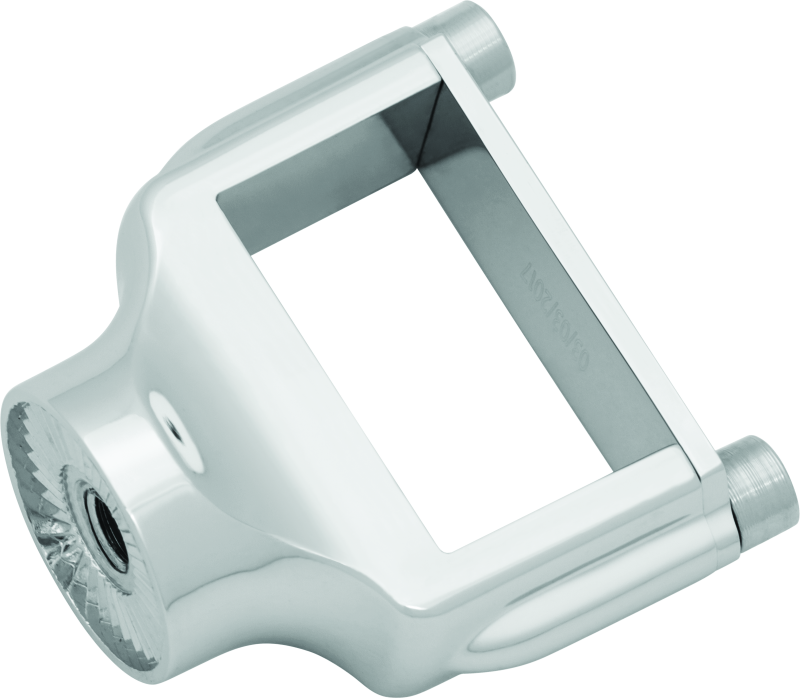 Kuryakyn Side Mount License Plate Holder Clamp for Harley-Davidson XL Models (1986-2023) - Chrome