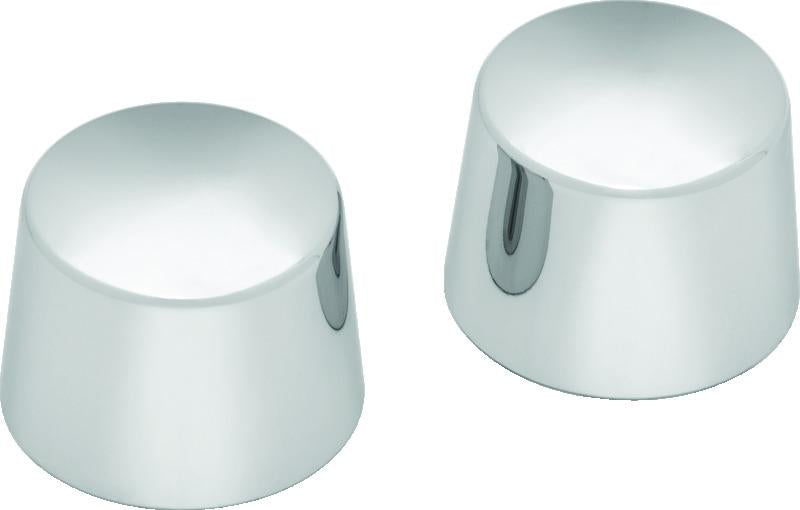 Kuryakyn Chrome Front Axle Nut Caps for Harley Davidson Touring Models