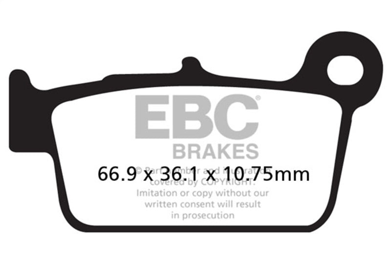 EBC Powersports Carbon X Brake Pads for MX and Enduro Bikes – Part FA367X