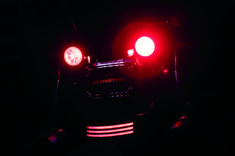 Kuryakyn 1157 LED Bulb Red/Red – Dual Function Brake and Turn Signal Light Replacement
