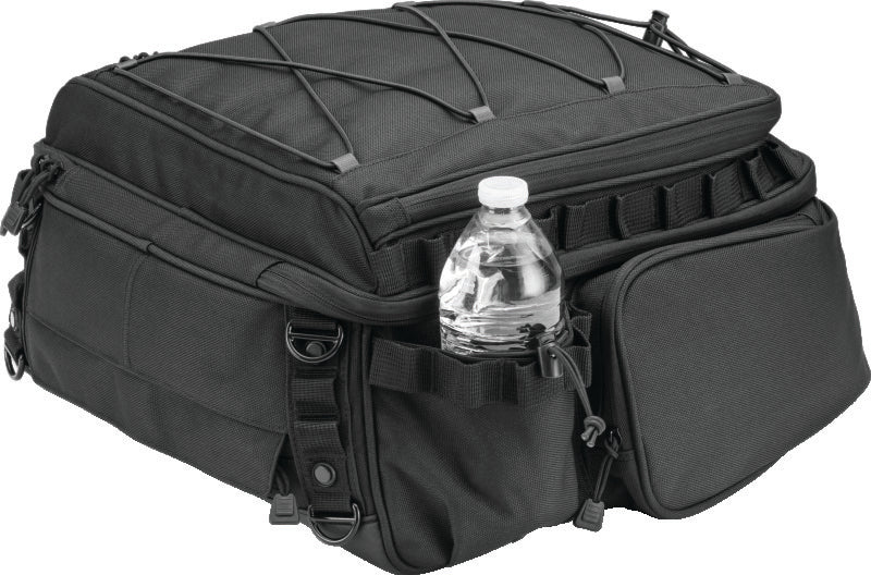Kuryakyn Momentum Roamer Bag – Weather-Resistant Motorcycle Tail Bag with Storage, MOLLE Attachments, and Secure Mounting