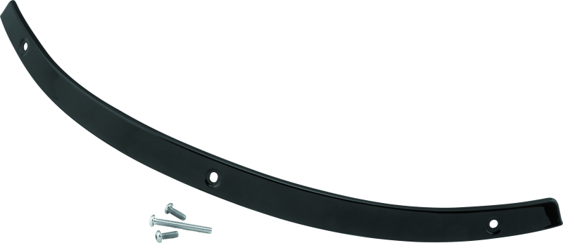 Kuryakyn Smooth Windshield Trim for 2014-2015 Harley Davidson Touring Models - Gloss Black (Part No. 1389)