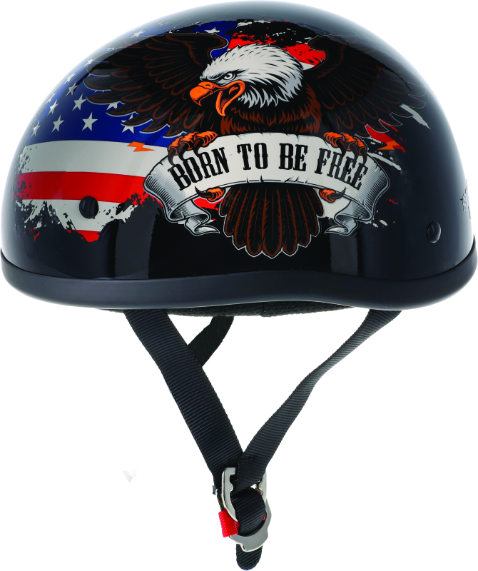 Bikers Choice Skid Lids Freedom Eagle Original Helmet - Medium