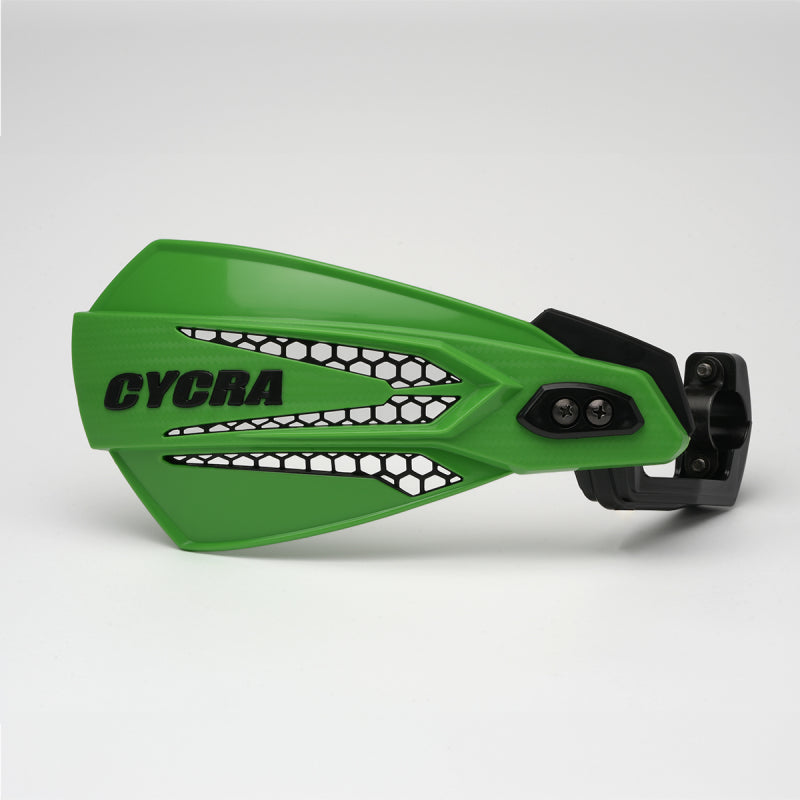 Cycra MX Race Handguards - Green and Black for Off-Road Motorcycles, Part Number 1CYC-0057-72X