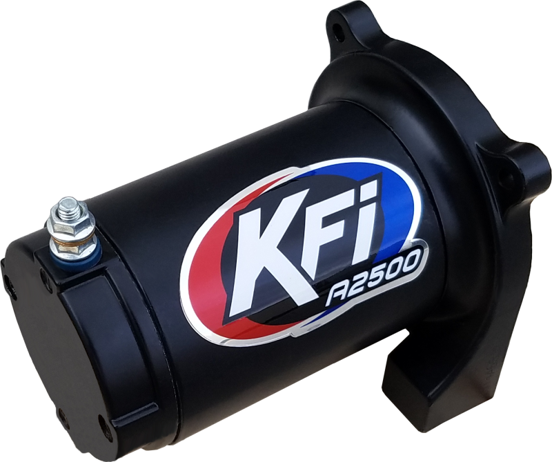 KFI Replacement Motor for 2500 lbs Winches - Black Power Motor with Sticker Set
