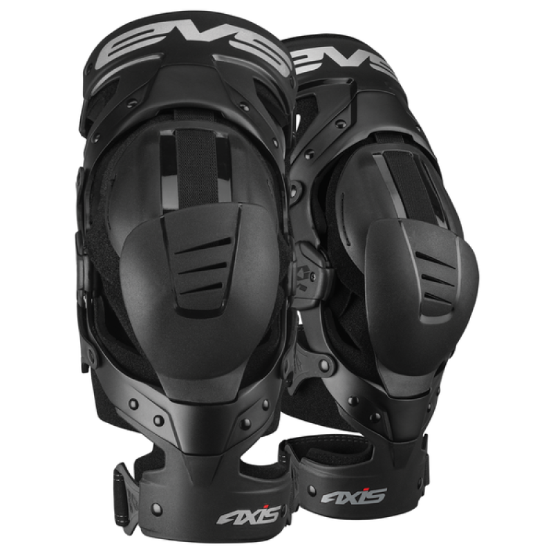 EVS Axis Sport Knee Brace Black Pair – Small, PowerSports Protection with Patented Hinges