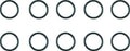Twin Power 80-06 5-Speed Big Twin Transmission Shift Shaft Seal - Replaces Harley-Davidson 12045DL (5-Pack)