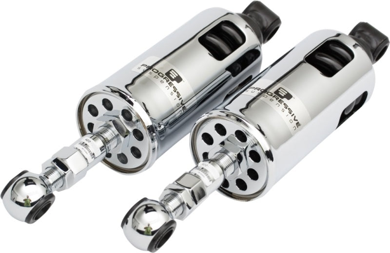 Progressive 00-17 Harley-Davidson Softail 422 Series Shocks - Chrome Adjustable Ride Height and Heavy Duty Version
