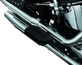 Kuryakyn Premium Ribbed Floorboards Without Adapter for Powersports - Wrinkle Black Part #4357