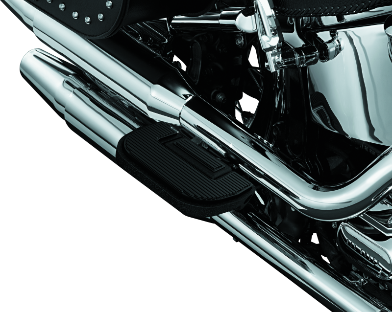 Kuryakyn Premium Ribbed Floorboards Without Adapter for Powersports - Wrinkle Black Part #4357