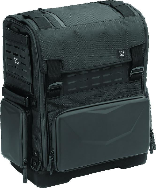 Kuryakyn Xkursion XS Odyssey Bag - Versatile 52-Liter Motorcycle Luggage with Media Storage and External Pockets