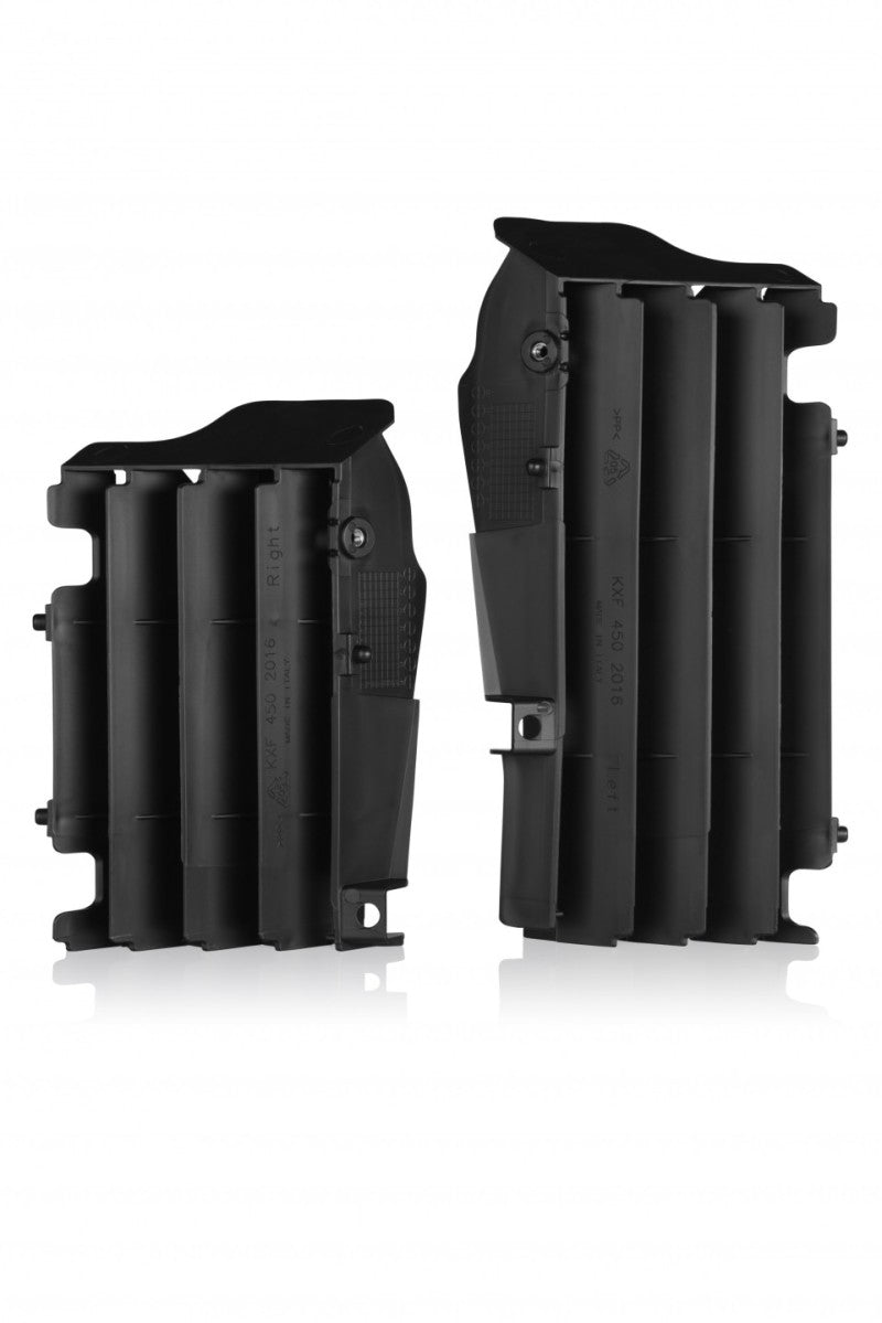 Acerbis Kawasaki KX Series Radiator Louvers - Black (Part #2791430001)