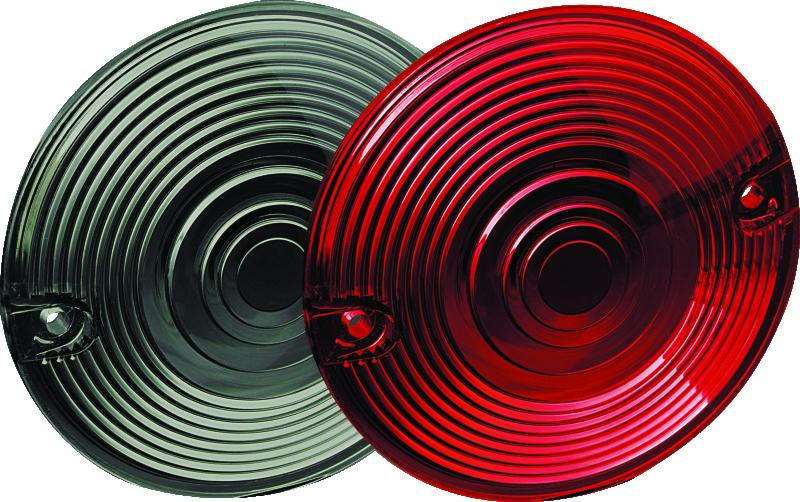 Kuryakyn Smoke Lenses for 3-1/4 inch Flat Turn Signals - Stylish Replacement Upgrade