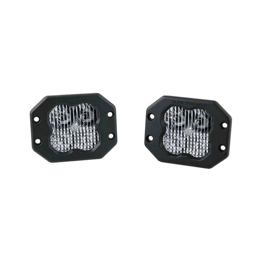 Stage Series 3" White Sport Flush Mount LED Pods (Pair) | Diode Dynamics