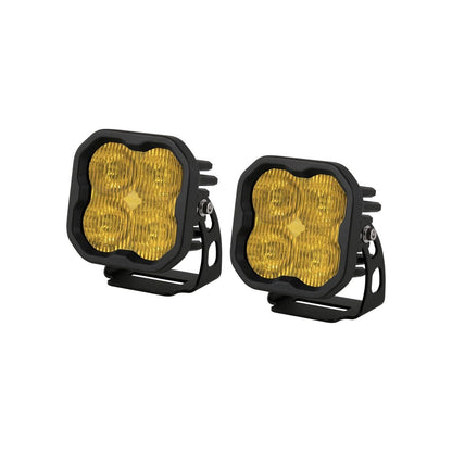 Stage Series 3" Yellow Pro LED Pods (Pair) | Diode Dynamics