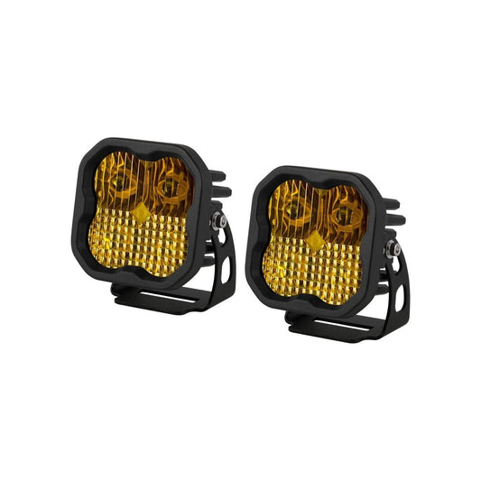 Stage Series 3" Yellow Pro LED Pods (Pair) | Diode Dynamics