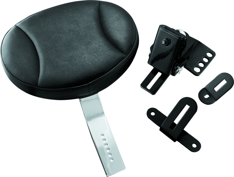 Kuryakyn Plug-In Driver Backrest 97-Up Touring Chrome for Harley Davidson