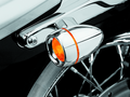 Kuryakyn Deep Dish Bezel with Amber Lens for Harley-Davidson Bullet Turn Signals Part #2108