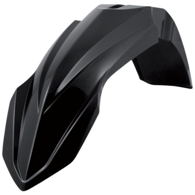 Acerbis Black Front Fender for Yamaha YZ/YZ125-250X/YZ250-450F/WR250F/WR450F Models (Part #2171740001)