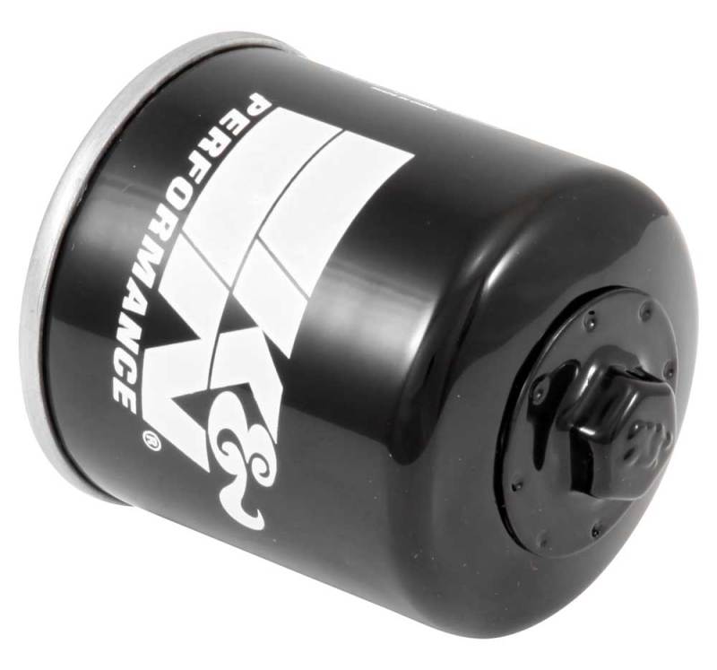 K&N Engineering Kawasaki Oil Filter Part KN-128 – Premium Synthetic-Blend Powersports Oil Filter with 17mm Hex Nut
