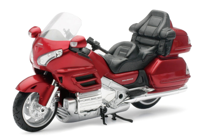 New Ray Toys Honda Gold Wing Bike in Red – Scale 1:12 Powersports Model