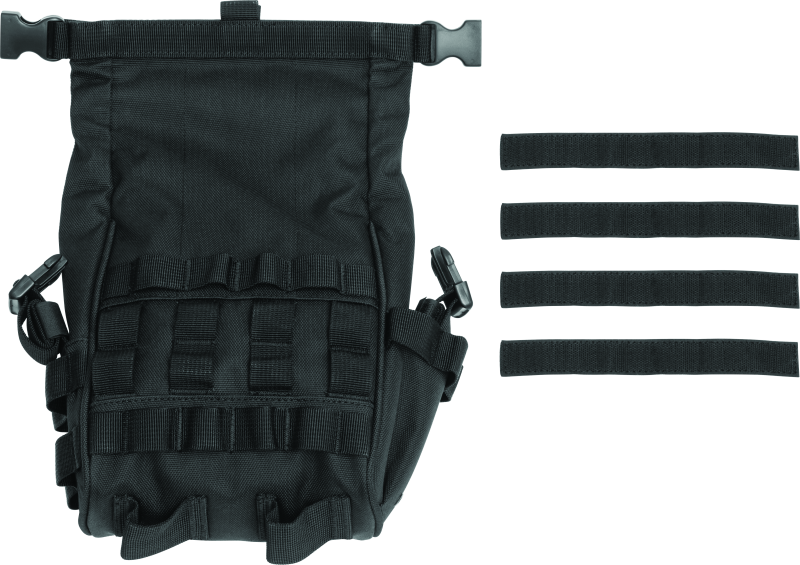 Kuryakyn Barrio Bag Powersports Stash Pouch with MOLLE Attachments and Roll Top Design