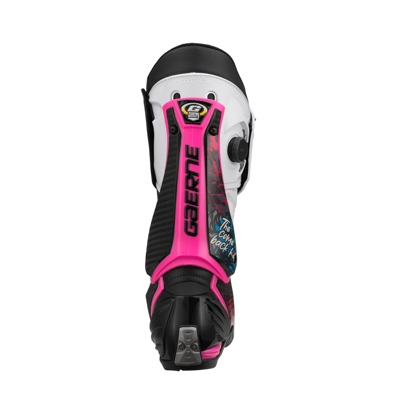Gaerne GP1 Limited Series Scott Redding Replica Racing Boots Size 8 – White and Pink