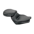 Mustang Motorcycle Sport Touring Two-Piece Seat for Suzuki VZ1600 Marauder and Kawasaki Vulcan 1500-1600 - Black (Part #75851)