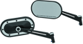 Kuryakyn Heavy Industry Mirrors Satin Black & Chrome – Part #1766 for Harley-Davidson and Powersports Vehicles