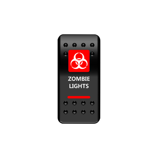 Zombie Lights Rocker Switch (Red)