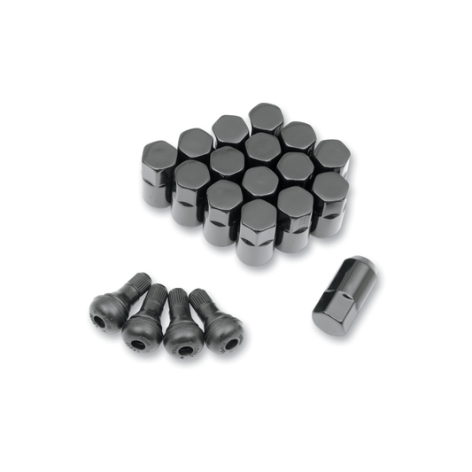 Black 3/8" Lug Nuts (16 pack)