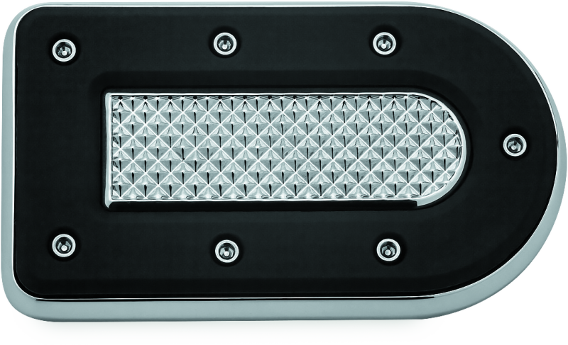Kuryakyn Heavy Industry Brake Pedal Pad for FL Models - Chrome (Part #7039)