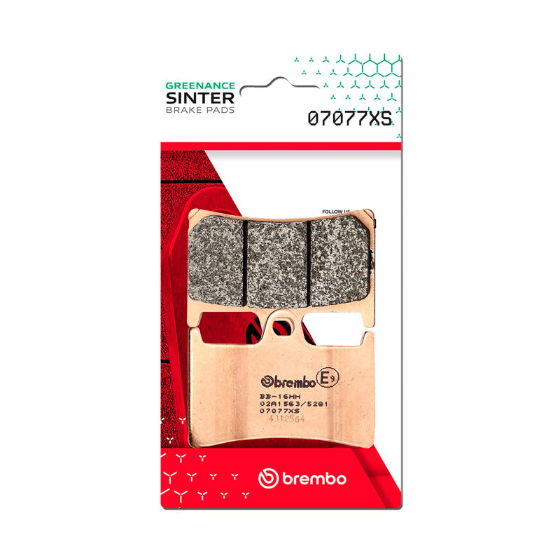 Brembo OE Powersports Sinter Brake Pad for Yamaha XP TMAX 500cc/530cc (Parts 07077XS)