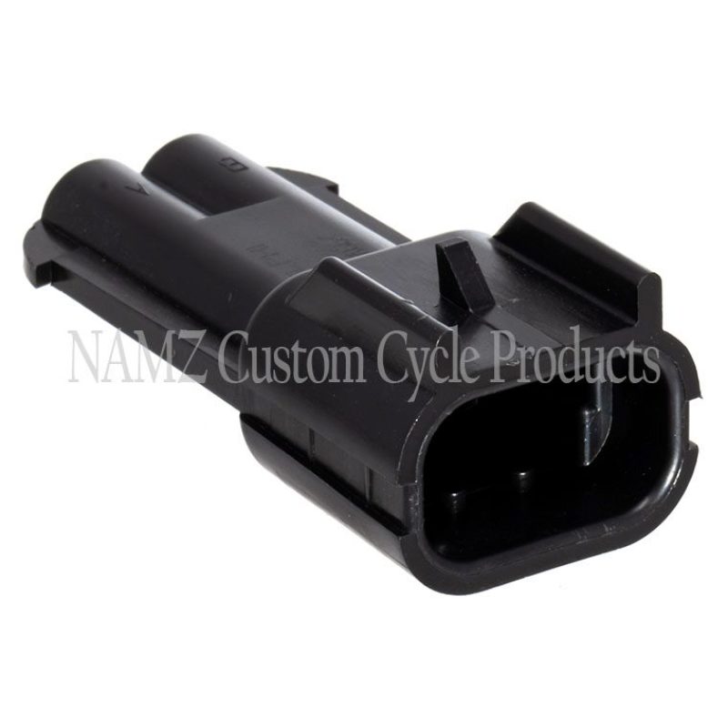 NAMZ Delphi-Packard Weatherpack 2-Position Male Wire Connector with Seals (Part NDP-38062)
