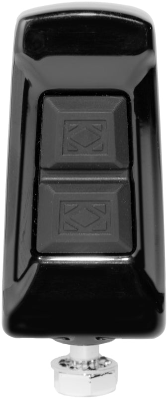 Kuryakyn Enygma Shift Peg - Gloss Black for Powersports Vehicles