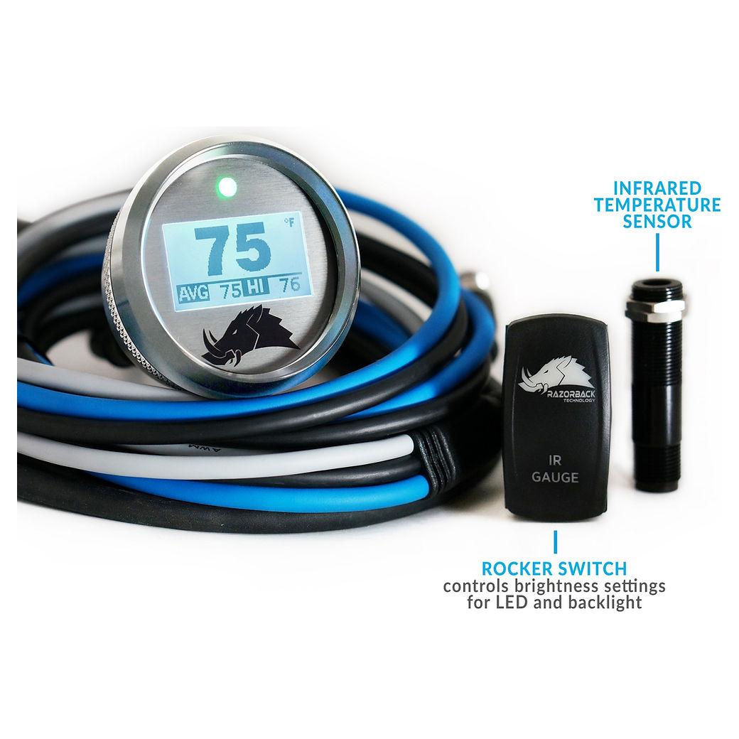 3.2 Dimmable Infrared Belt Temp Gauge