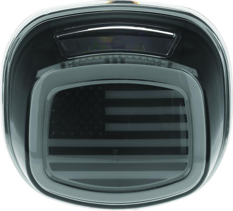 Kuryakyn Freedom Taillight with Smoke Lens and License Light for Harley Davidson