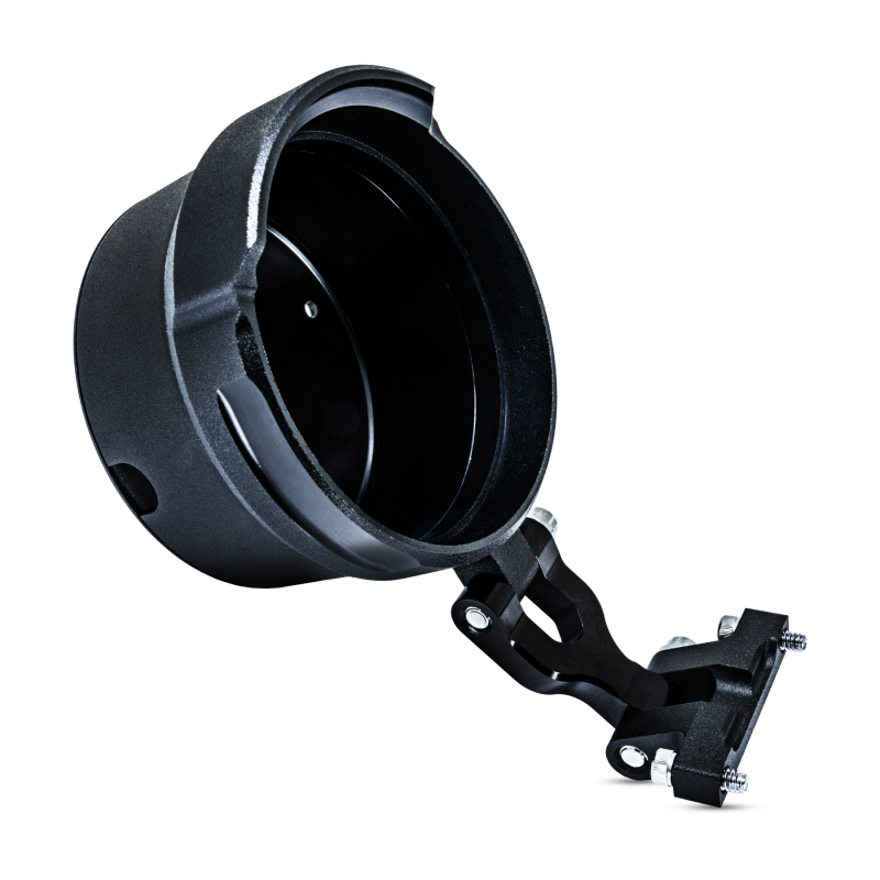 Performance Machine Round Gauge Relocation Kit - Black Ops for Harley-Davidson with Part Number 0208-2192-SMB