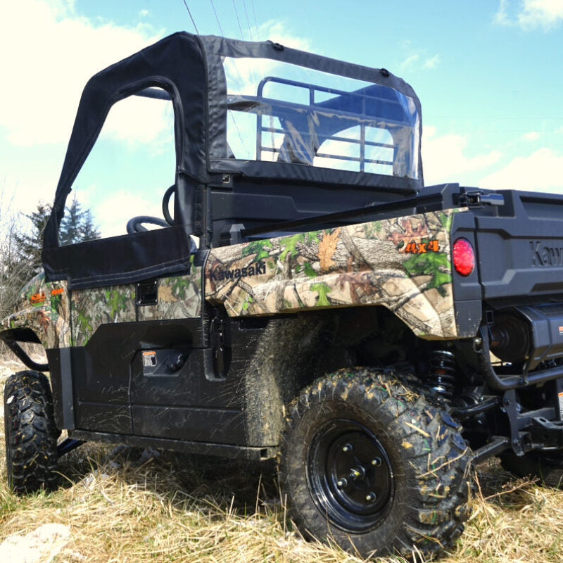 Seizmik Kawasaki Mule PRO-MX Soft Upper Door Kit with Rear Window - Model 21-23