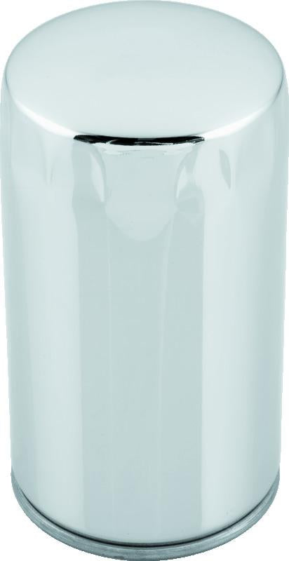 TwinPower 603606 Chrome Oil Filter for Harley-Davidson Dyna Models (1993-1996) – Replaces H-D 63813-90