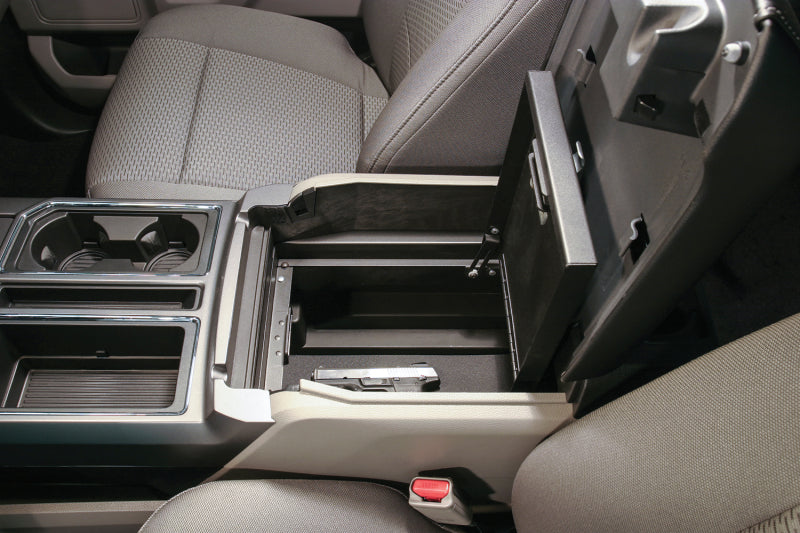 Tuffy Products Console Safe with Combo Lock for Ford F-Series Flow-Thru Console (2015-2024 F-150, 2017-2024 F-250/350 Super Duty)