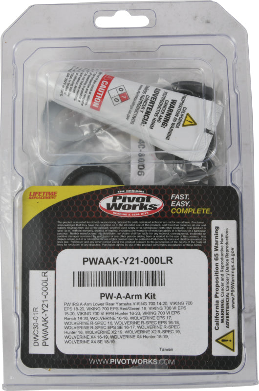 Pivot Works A-Arm Bearing Lower Rear for UTV - Part Number PWAAK-Y21-000LR