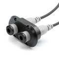 Rugged Radios Dual Headset / Helmet Jack Flush Mount for Offroad Vehicles – Part JM-D-F