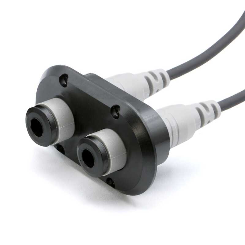 Rugged Radios Dual Headset / Helmet Jack Flush Mount for Offroad Vehicles – Part JM-D-F
