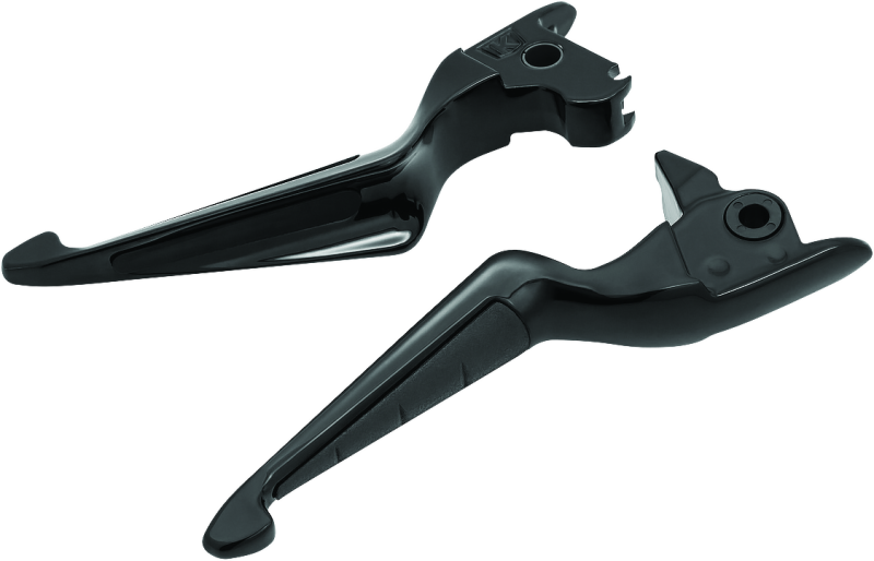 Kuryakyn ISO Levers 14-16 HD Touring Black - Ergonomic Hand and Foot Controls for Harley-Davidson