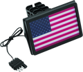 Kuryakyn Freedom Flag LED Hitch Cover Black - Part 2893