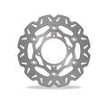 EBC Powersports 07-24 Honda CRF150R Front Oversize Rotor Kit - 280mm Fully Floating Disc with Carbon Fiber Finish and Billet Aluminum Bracket
