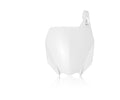 Acerbis Yamaha YZ Front Number Plate - White (Part #2685860002)