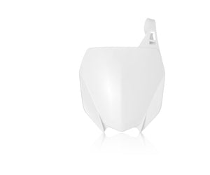 Acerbis Yamaha YZ Front Number Plate - White (Part #2685860002)