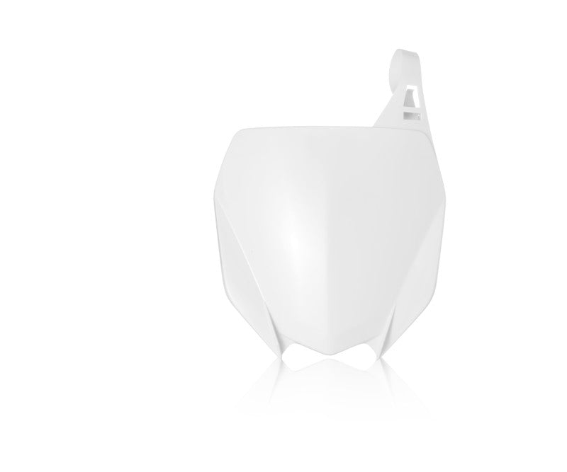 Acerbis Yamaha YZ Front Number Plate - White (Part #2685860002)